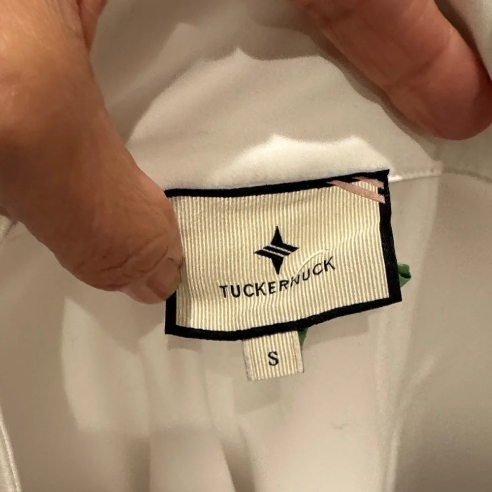 Tuckernuck White Feather Cuff Tunic - Picture 2 of 6